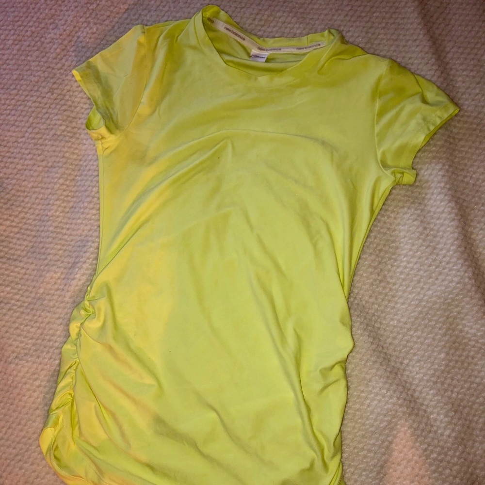 Hot Yellow New Balance Tee